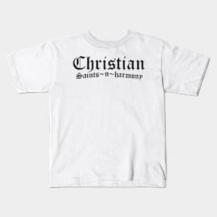 Christian Saints in Harmony Kids T-Shirt